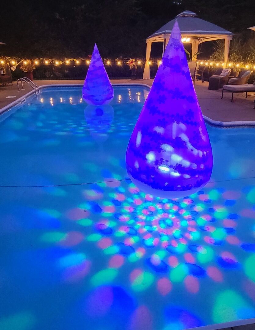 Vanguard Booyah Buoy Floats Are Perfect For Nighttime Swimming Pool Parties
