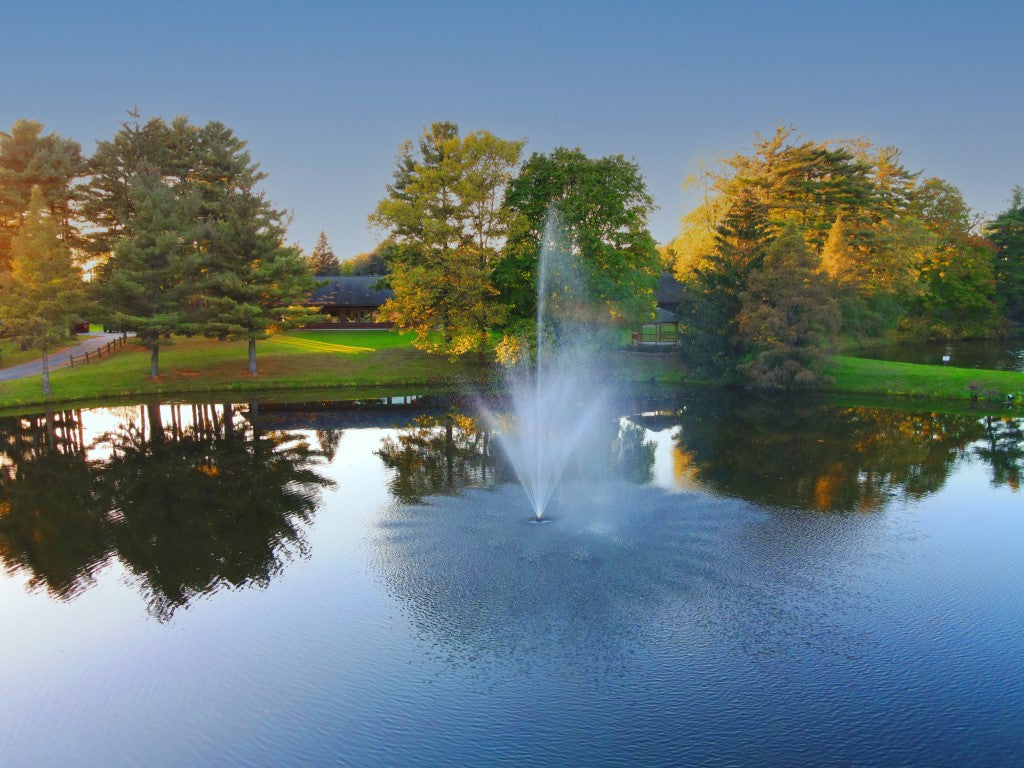 Amherst Fountain - effective pond maintenance system