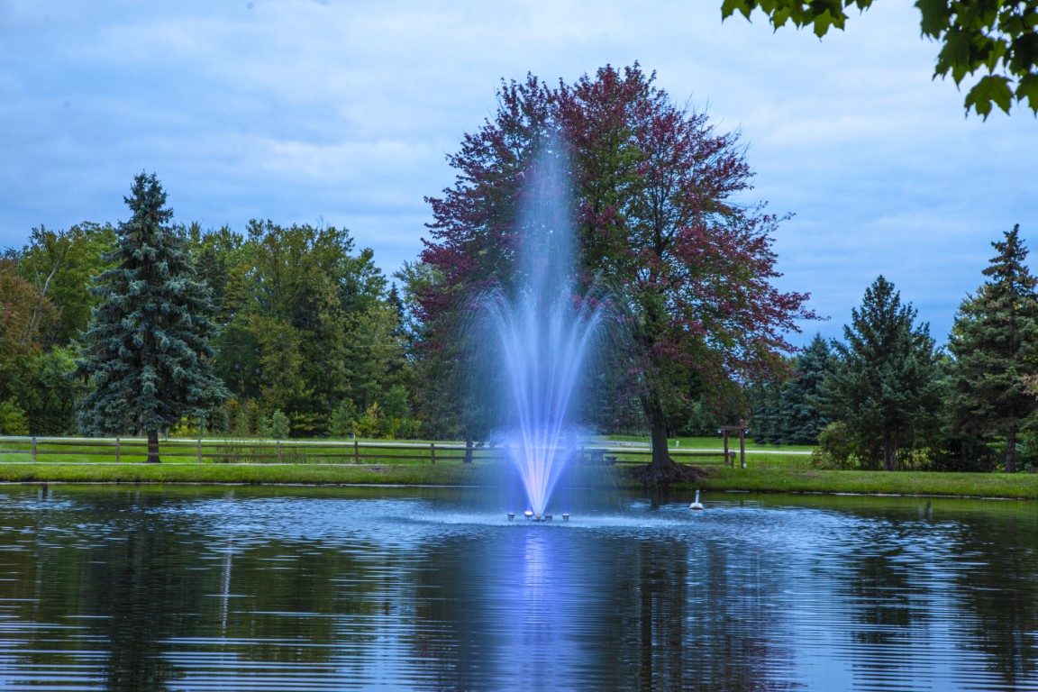 Amherst Fountain, 3 hp for large residential or commercial ponds.