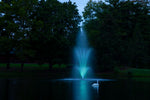 Amherst Fountain, 3 hp for large ponds with color changing LED lights.