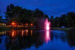 Amherst Fountain, 3 hp for large ponds with color changing LED lights.
