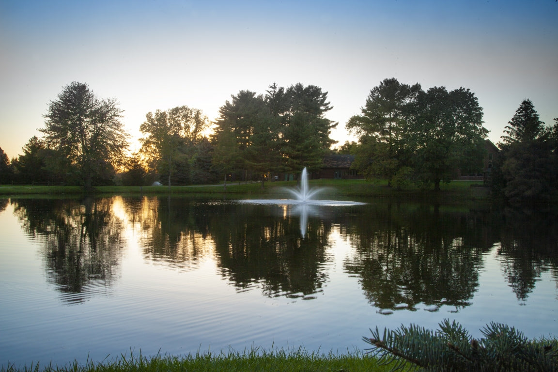 Scott Aerator Baystone Fountain For Small, Residential Ponds