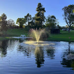 PondSelect Classic Series 1/2 HP Pond Fountain, 5 Spray Patterns – 120V