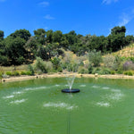 PondSelect Classic Series 1/3 HP Pond Fountain, 5 Spray Patterns – 120V