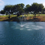 PondSelect Classic Series 3/4 HP Pond Fountain, 5 Spray Patterns – 120V