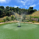 PondSelect Classic Series 3/4 HP Pond Fountain, 5 Spray Patterns – 120V
