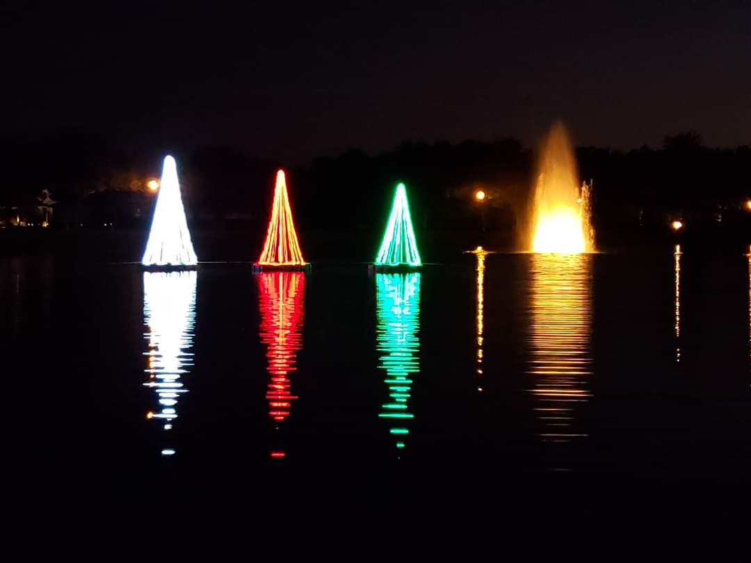 Vanguard Majestic Floating Christmas Trees