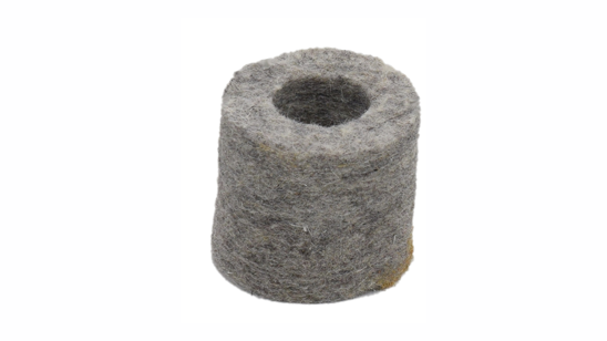 A cylindrical gray filter element replacement for compressors.