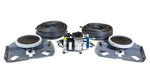 Compact pneumatic Bubble Pro 2 kit with two round pads, air pump, and hoses on white.