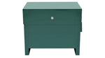 A green lockable steel cabinet with a built-in exhaust fan, designed for protecting outdoor equipment.