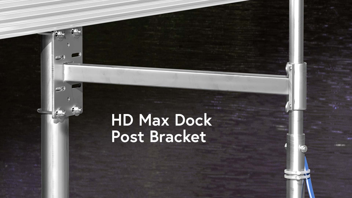 dock post bracket hd max lifestyle metal dock