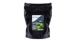 Black bag with a label on a white background