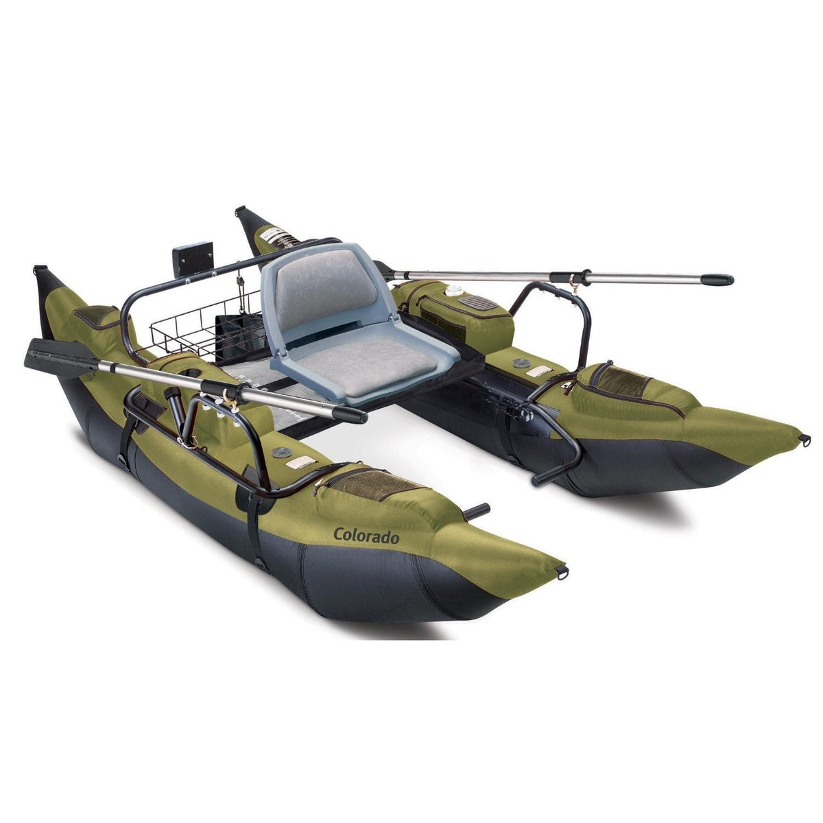 SoloWave™ Compact One-Man Pontoon Boat